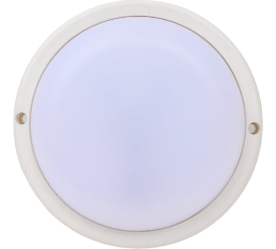 Светильник Ultraflash Lbf-0312 c01 led влагозащищённый, 12 вт, ip65, 220в, 4000к, круг 15338