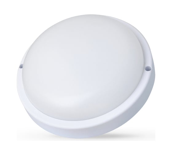 Светильник Ultraflash Lbf-0802 c01 led влагозащищённый, 12 вт, ip65, 220в, 6500к, круг 15342