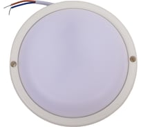 Светильник Ultraflash Lbf-0308 c01 led влагозащищённый, 8 вт, ip65, 220в, 4000к, круг 15337