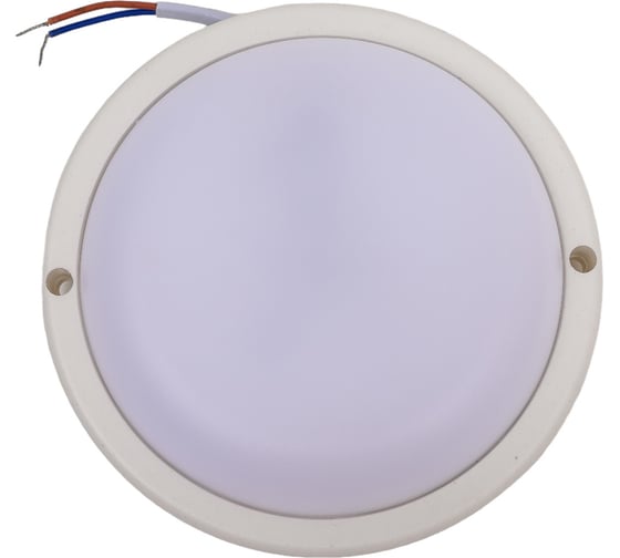 Светильник Ultraflash Lbf-0308 c01 led влагозащищённый, 8 вт, ip65, 220в, 4000к, круг 15337 1