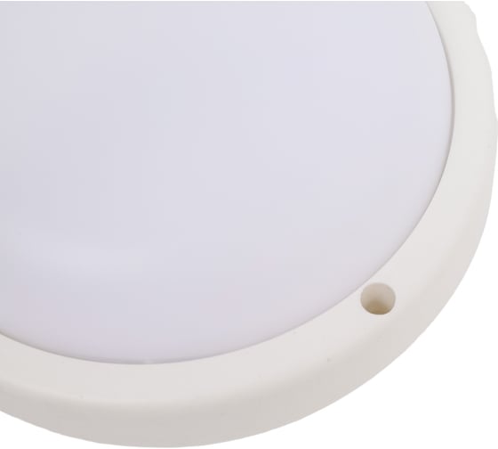 Светильник Ultraflash Lbf-0308 c01 led влагозащищённый, 8 вт, ip65, 220в, 4000к, круг 15337