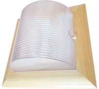 Накладной светильник Ecola Gx53 led нбб-04-60-012 квадрат, ip65, дерево клен, 2 x gx53, 245x245x110 TP53S1ECA