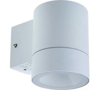 Накладной светильник Ecola 8003a Gx53, led, ip65, прозрачный, цилиндр, металл, 1 x gx53, белый матовый, 114x140x90 FW53C1ECH