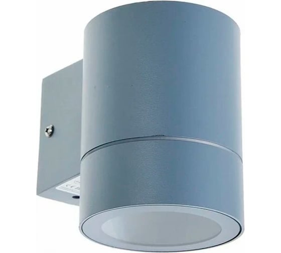 Накладной светильник Ecola 8003a Gx53, led, ip65, прозрачный, цилиндр, металл, 1 x gx53, серый матовый, 114x140x90 FG53C1ECH 1