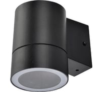 Накладной светильник Ecola 8003a Gx53, led, ip65, прозрачный, цилиндр, металл, 1 x gx53, черный, 114x140x90 FB53C1ECH