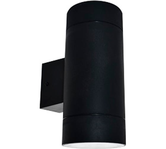 Накладной светильник Ecola 80013a Gx53, led, ip65, прозрачный, цилиндр, легкий, 2 x gx53, черный, 205x140x90 PB53C2ECH 1