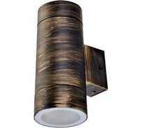 Накладной светильник Ecola 80013a Gx53, led, ip65, прозрачный, цилиндр, металл, 2 x gx53, черненая бронза, 205x140x90 FN53C2ECH