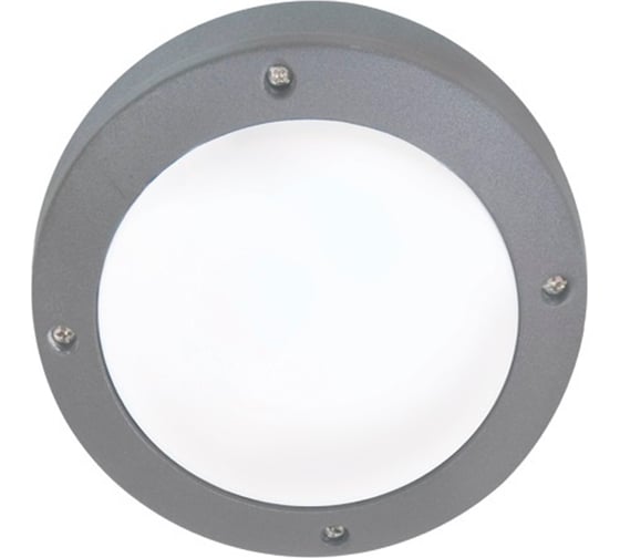 Накладной светильник Ecola b4139s Gx53, led, ip65, матовый, круг, алюминий, 1 x gx53, серый, 145x145x65 FS53SSECS 1