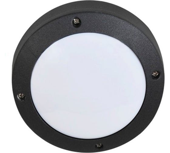 Накладной светильник Ecola b4139s Gx53, led, ip65, матовый, круг, алюминий, 1 x gx53, черный, 145x145x65 FB53SSECS 1