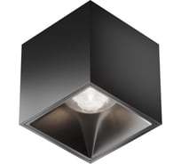 Потолочный светильник MAYTONI alfa led 12w алюминий и пластик черный C065CL-L12B4K-D