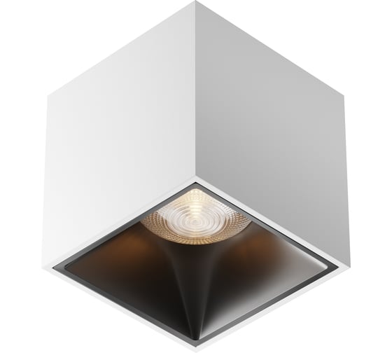 Потолочный светильник MAYTONI alfa led 12w алюминий и пластик белый C065CL-L12W3K-D