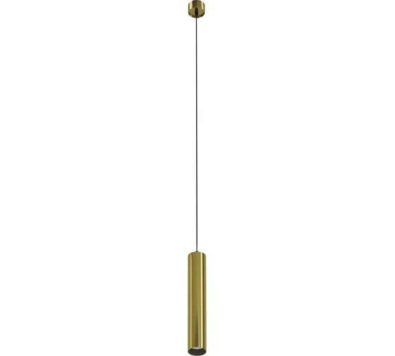 Подвесной светильник MAYTONI focus led 12w алюминий латунь P072PL-L12W4K-BS
