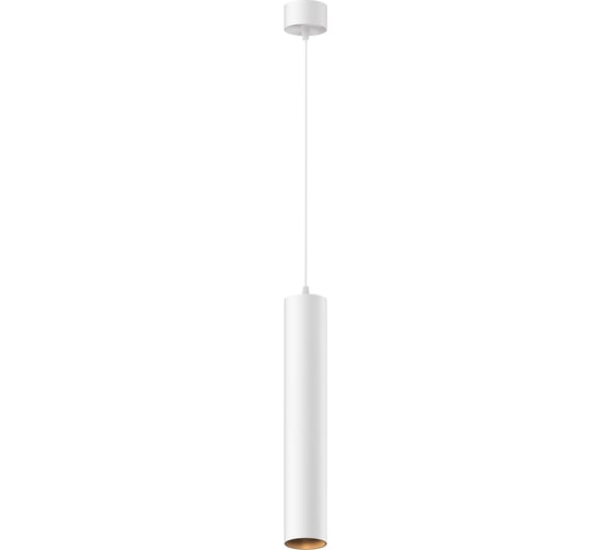 Подвесной светильник MAYTONI focus led 12w алюминий белый P072PL-L12W3K-1