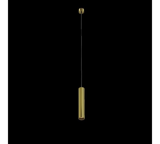 Подвесной светильник MAYTONI focus led 12w алюминий латунь P072PL-L12W3K-BS