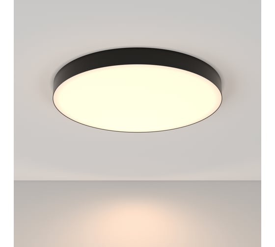 Потолочный светильник MAYTONI zon 90w алюминий черный C032CL-90W3K-RD-B
