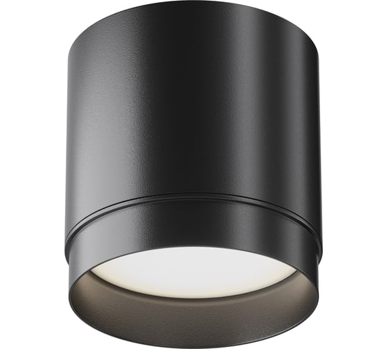 Потолочный светильник MAYTONI polar 15w алюминий и пластик черный C088CL-GX53-B