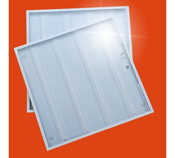 Светодиодная панель IRS Electrics 4 шт. 72w 6500k 5760lm, led, квадратный, свет холодный белый, призма, потолочная ARD258823 PNYL01-072