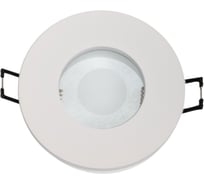 Встраиваемый светильник MAYTONI stark 1хgu10x50w алюминий белый DL083-01-GU10-RD-W