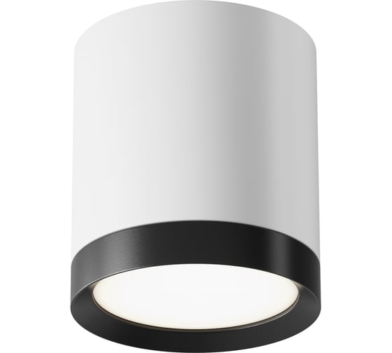 Потолочный светильник MAYTONI hoop 15w алюминий и пластик бело-черный C086CM-GX53-MRD-WB 1