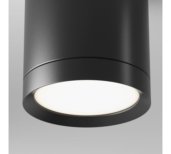Потолочный светильник MAYTONI hoop 15w алюминий и пластик черный C086CM-GX53-MRD-B