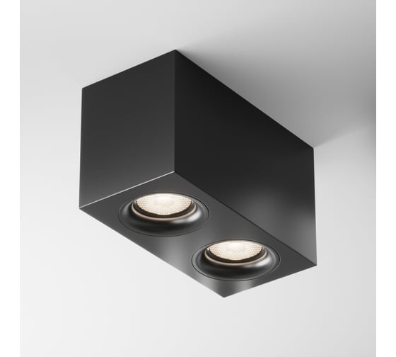 Потолочный светильник MAYTONI slim 50w алюминий черный C013CL-02B