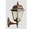 Садово-парковый четырехгранный настенный светильник Lightstandart Nobile 60 24 18 60вт, Е27, медь, IP44 рассеиватель - прозрачный пластик, корпус - полипропилен, габариты 350*205 мм (НБУ 04-60-001 "Леда") IT8595 1