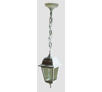 Садово-парковый четырехгранный светильник-подвес Lightstandart Nobile 60 14 01 60вт, Е27, белый, IP44 рассеиватель - прозрачный пластик, корпус - полипропилен, габариты 330*200 мм (НСУ 04-60-001 "Адель") IT8585