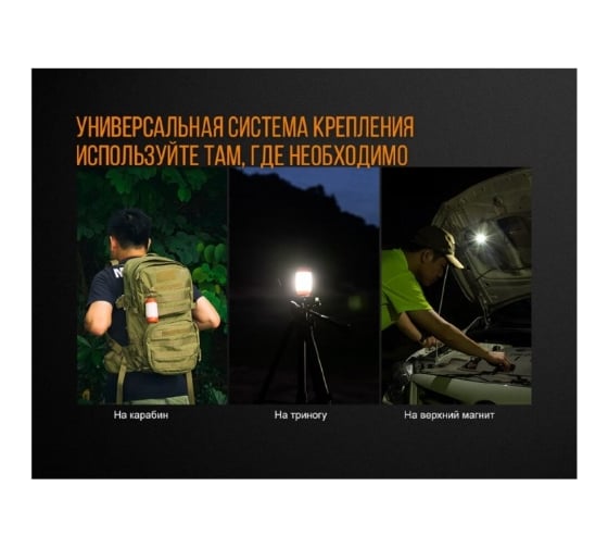 Фонарь Fenix CL26R зеленый 3543