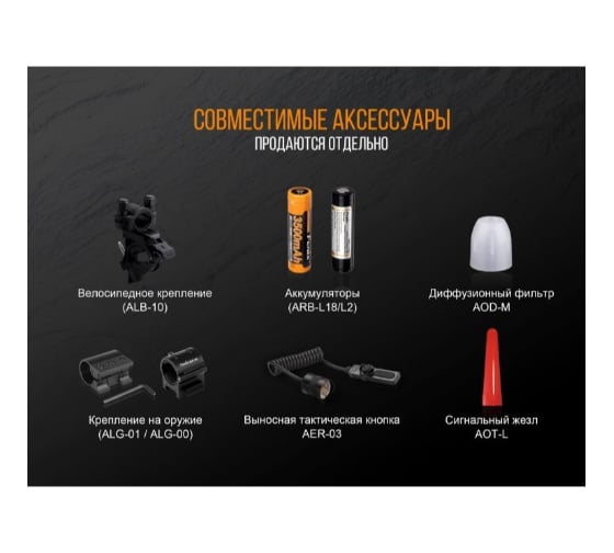 Фонарь Fenix TK25 RED 832560
