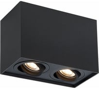 Потолочный светильник ALMA LIGHT черный, матовый gu10 2x50w l181xw100xh123, без лампы, ALC00110BK-MK1-GU10.2x50W