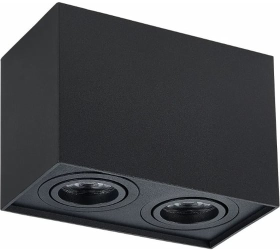 Потолочный светильник ALMA LIGHT черный, матовый gu10 2x50w l181xw100xh123, без лампы, ALC00110BK-MK1-GU10.2x50W
