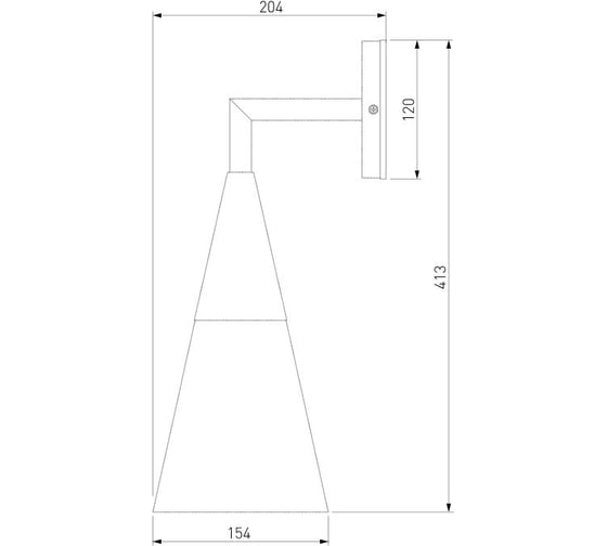 Садово-парковый светильник Elektrostandard vesto 35171/d черный a066198