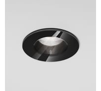 Встраиваемый светодиодный светильник Elektrostandard artis 7w 4000 25096/led черный a066136