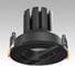 Встраиваемый светодиодный светильник Elektrostandard artis 7w 4000 25096/led черный a066136 7