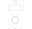 Встраиваемый светодиодный светильник Elektrostandard artis 7w 4000 25096/led белый a066135 2