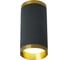 Потолочный светильник FERON ml190 barrel gatsby mr16 gu10 35w 230v, черный + античное золото, 48851 6