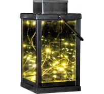 Садовый фонарь ЧУДЕСНЫЙ САД Паутинка золотая металл/бронза стекло, на солнечной батарее 4606400055815