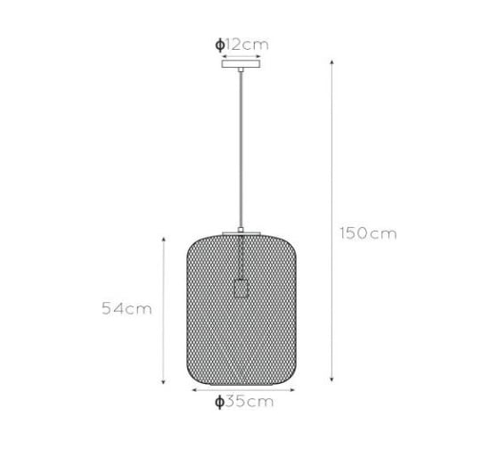 Подвесной светильник Lucide MESH 45385/35/30