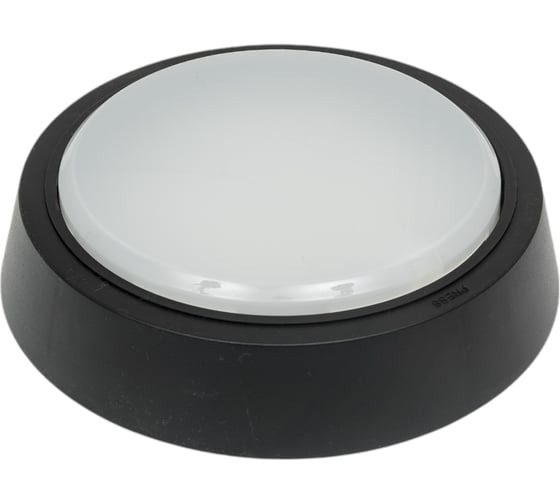 Светильник Gauss ЖКХ BASIC круг 12W 1140lm 4000K 220-240V IP20 D13533мм черный LED 193411312B