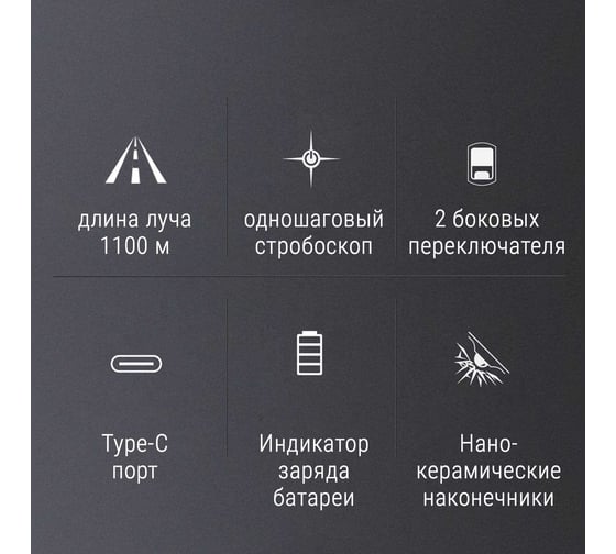 Фонарь Nextorch 1200 люмен P82