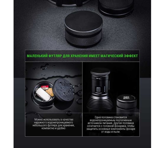 Фонарь Nextorch 8000 люмен SAINT TORCH 30 V2.0