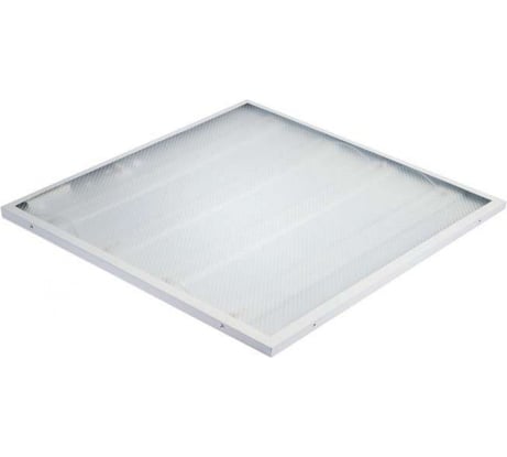 Офисный светодиодный светильник ООО ТД Агиро 36 вт 6500к 3000лм ip20 призма 595x595x19мм PLOPANEL6500K