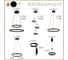 Подвесной светильник Citilux Дуэт LED Золото CL719032 15