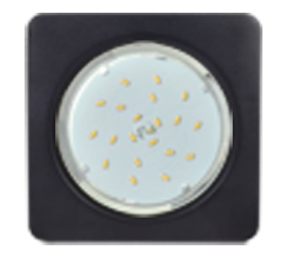 Светильник Ecola Gx53 h4 square квадратный без рефл. черный матовый 107x41 к+ SB53S4ECB 1
