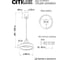 Подвесной светильник Citilux Дуэт LED Черный CL719011 8