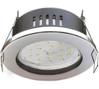 Светильник Ecola Gx53 h9 защищенный ip65 встраиваемый без рефл. хром 98x55 FC5365ECB