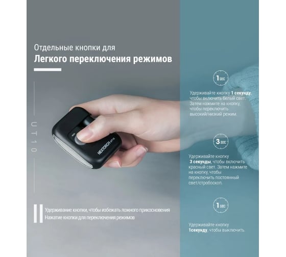 Многофункциональный фонарь Nextorch ut10с kit 170 люмен UT10C Kit