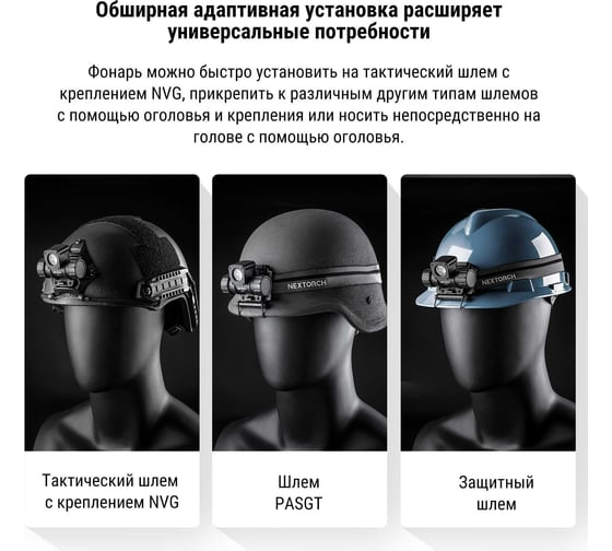 Налобный фонарь Nextorch 500 люмен OStar
