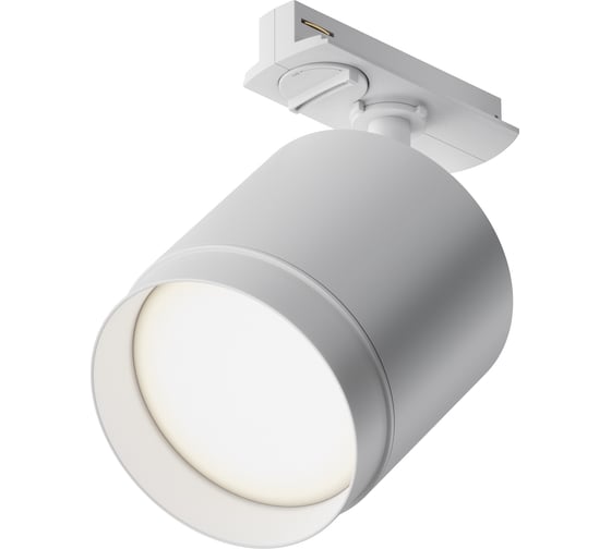 Трековый светильник MAYTONI polar 1xgx53x15w белый алюминий и пластик TR088-1-GX53-W