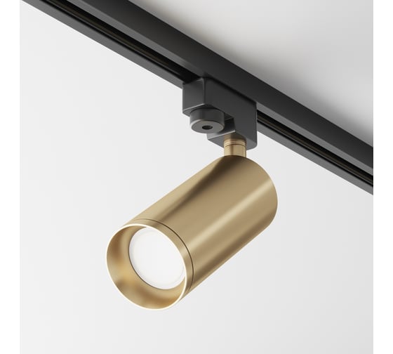 Трековый светильник MAYTONI focus 1xgu10x50w матовое золото алюминий TR004-1-GU10-MG
